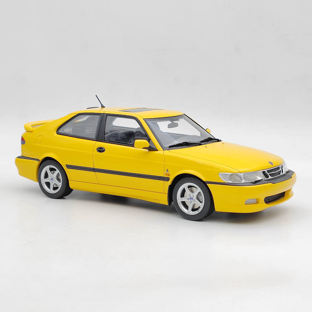 DNA Collectibles 1/18 Saab 9-3 Viggen Coupe 2000 DNA000078 Resin Model Yellow Toy Car Gift