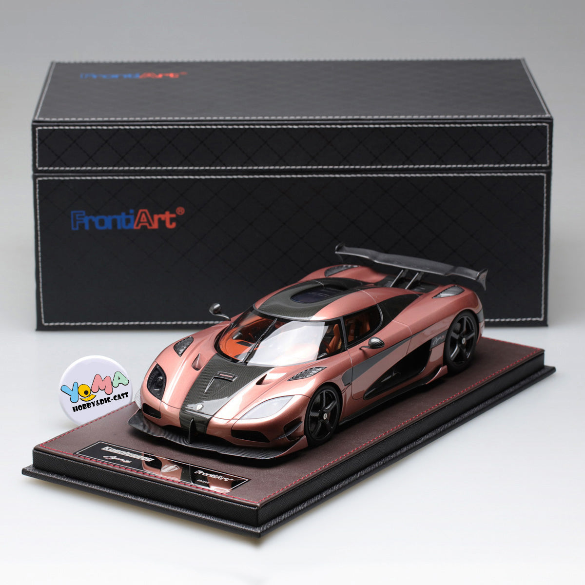 Frontiart 1:18 Koenigsegg Agera S Gold/carbon F050-111