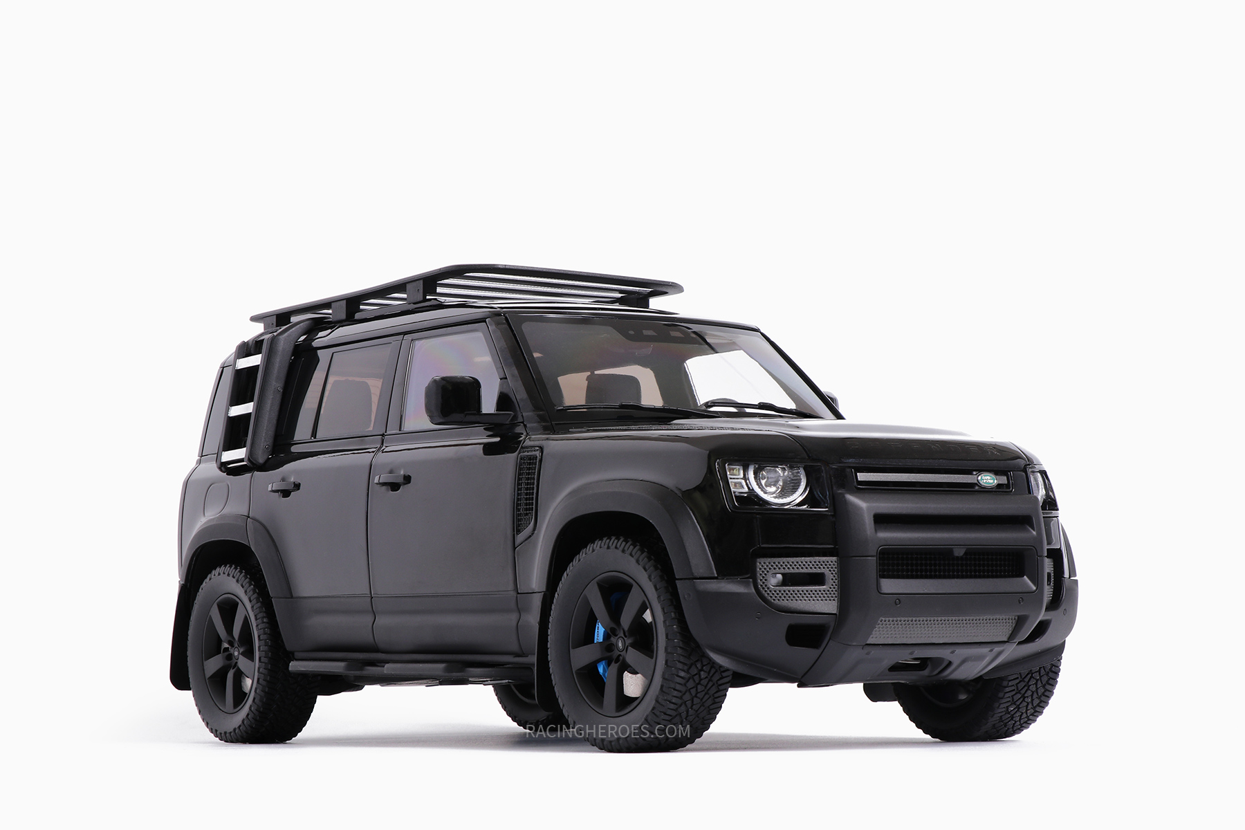 Land Rover Defender 110 2020 Black 1:18 by Almost Real