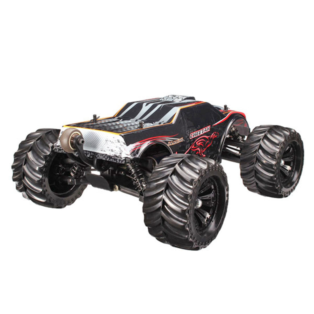 JLB Racing 11101 1/10 4WD 80A RC Car Brushless Monster Remote Control Truck with Metal Chassis