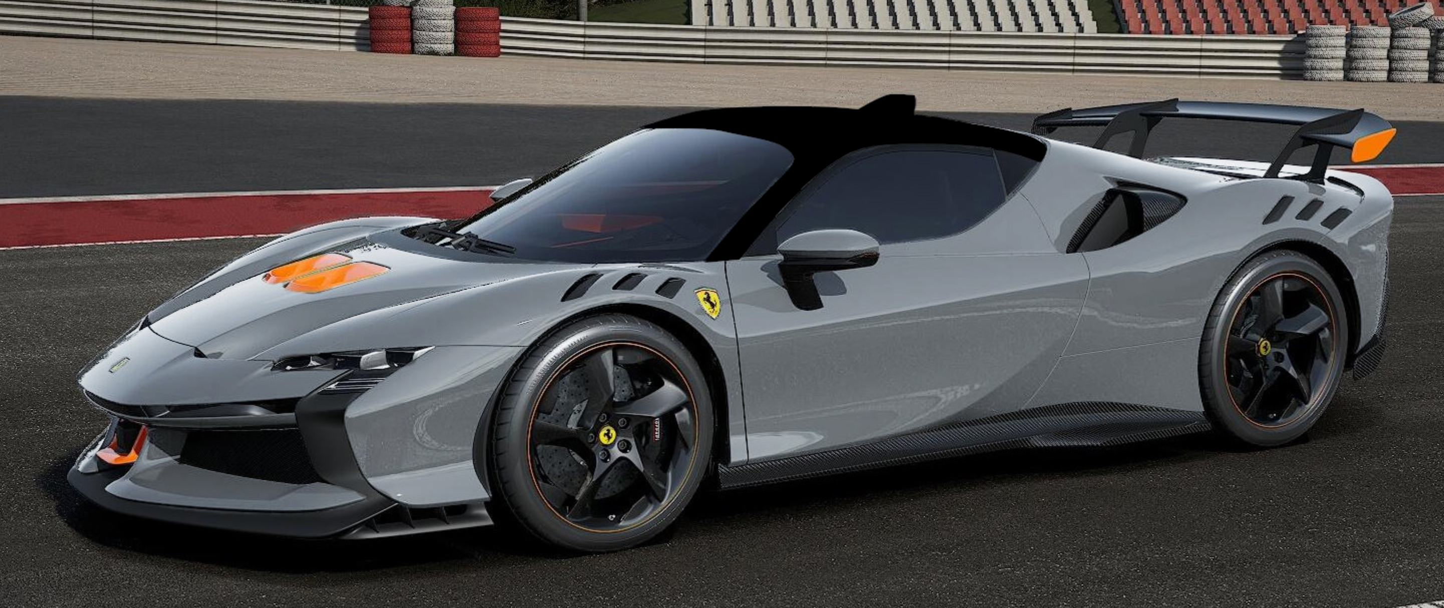 Ferrari SF90 XX Stradale - Grigio Nardo LE99 - 1:18