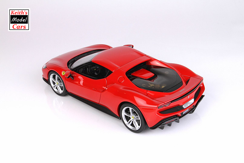 [1/18 Scale] Ferrari 296 GTB in Rosso Corsa 322 by BBR Models