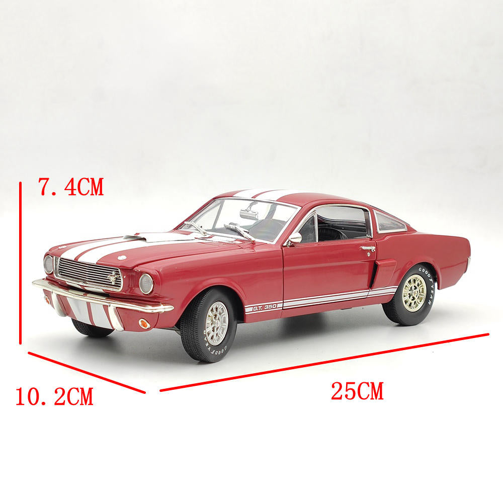 Cobra 1:18 1966 Ford Mustang Shelby GT 350 DC35003 Red Diecast Collectibles Used