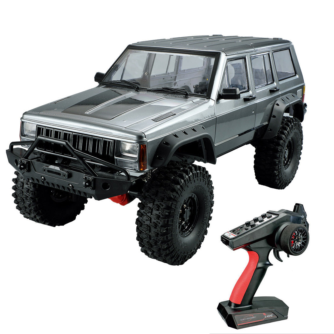 AXX4 1/10 RC Car 2.4G 4WD Electric Off-road Vehicle RC Crawler Model Brushed RC Truck - RTR Version