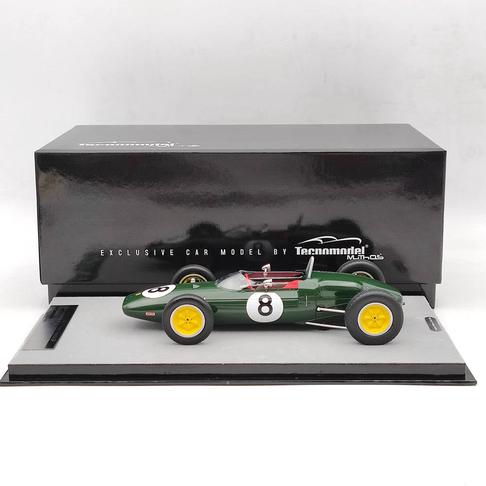 1/18 Tecnomodel 1961 Jim Clark Lotus 21 #8 3rd French GP Formula 1 Resin Model Car Limited Collection Toy Gift