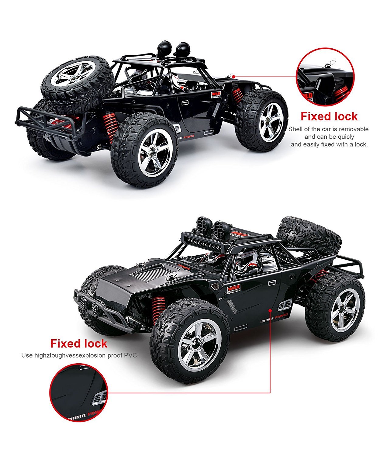 C5031 RC CAR Warhammer High Speed 32MPH 4x4 Fast Race Cars 1:12 RC SCALE RTR Racing 4WD ELECTRIC POWER BUGGY W/2.4G Radio Remote control Off Road Truck Powersport