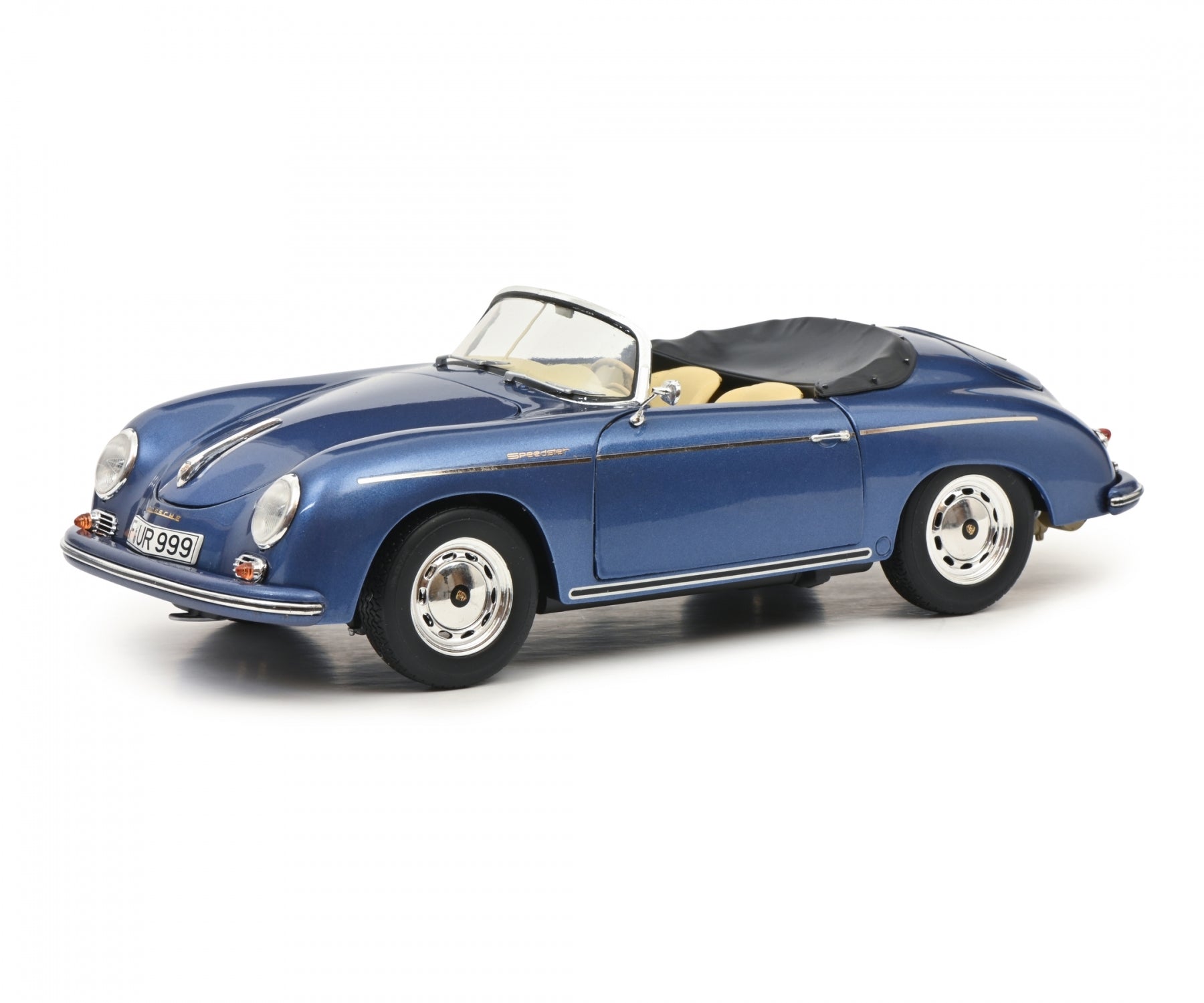 Schuco 1:18 Porsche 356 Speedster Blue 450031800
