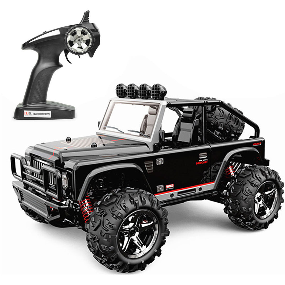 SUBOTECH BG1511 1:22 2.4G Electric RC Car 4 x 4 45KM/H High Speed Desert Off-road Vehicle - RTR