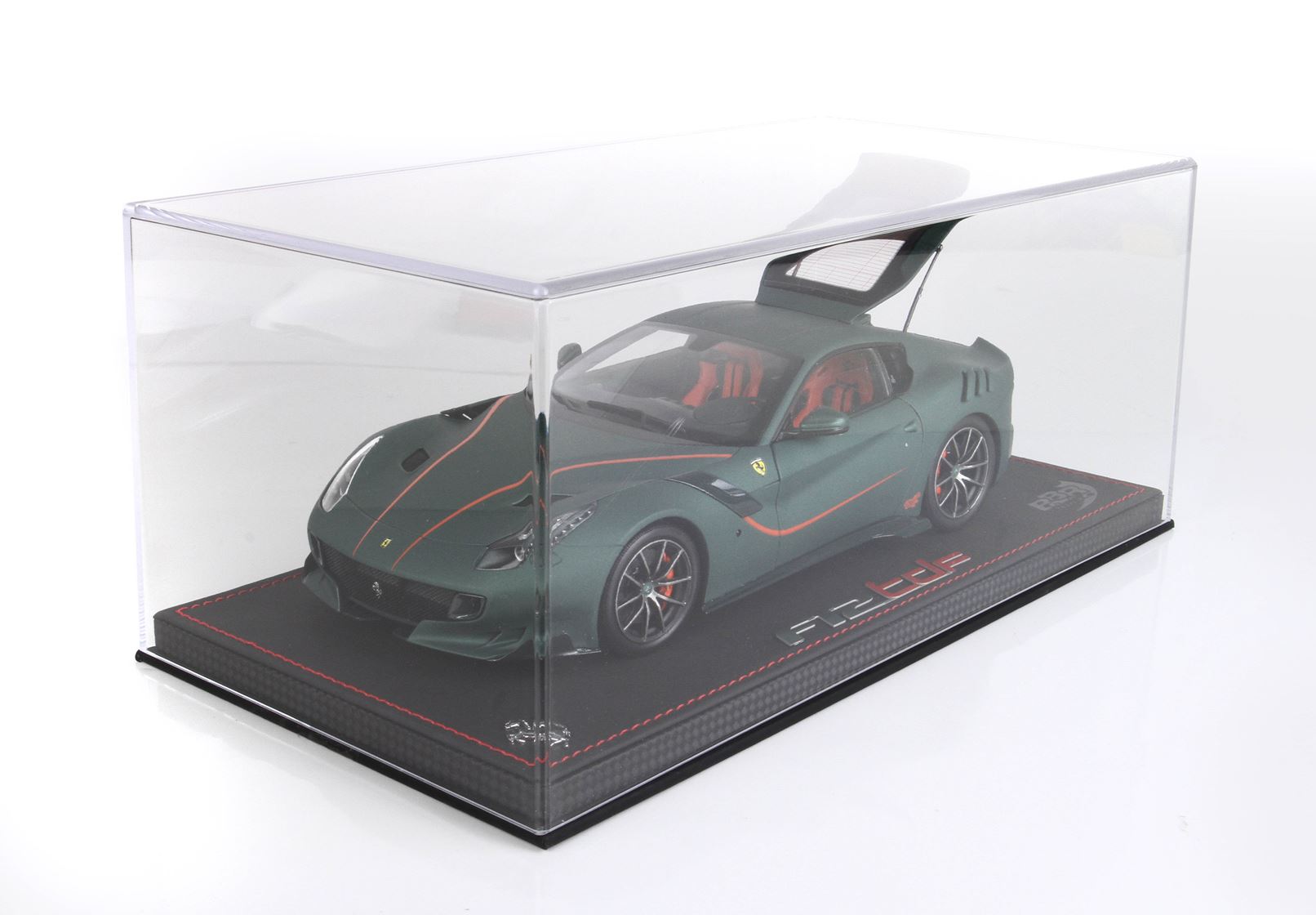 Ferrari F12 tdf - matte green open parts - 1:18