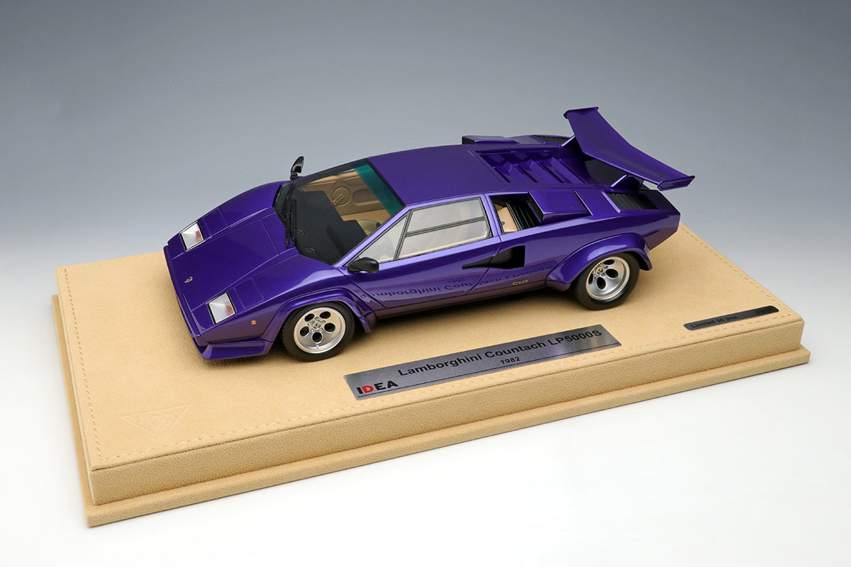 Lamborghini Countach LP5000S 1982 - metallic purple - 1:18