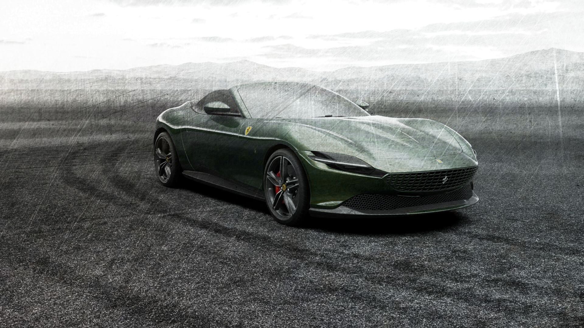 Ferrari Roma Spider - Verde Zeltweg LE49 - 1:18