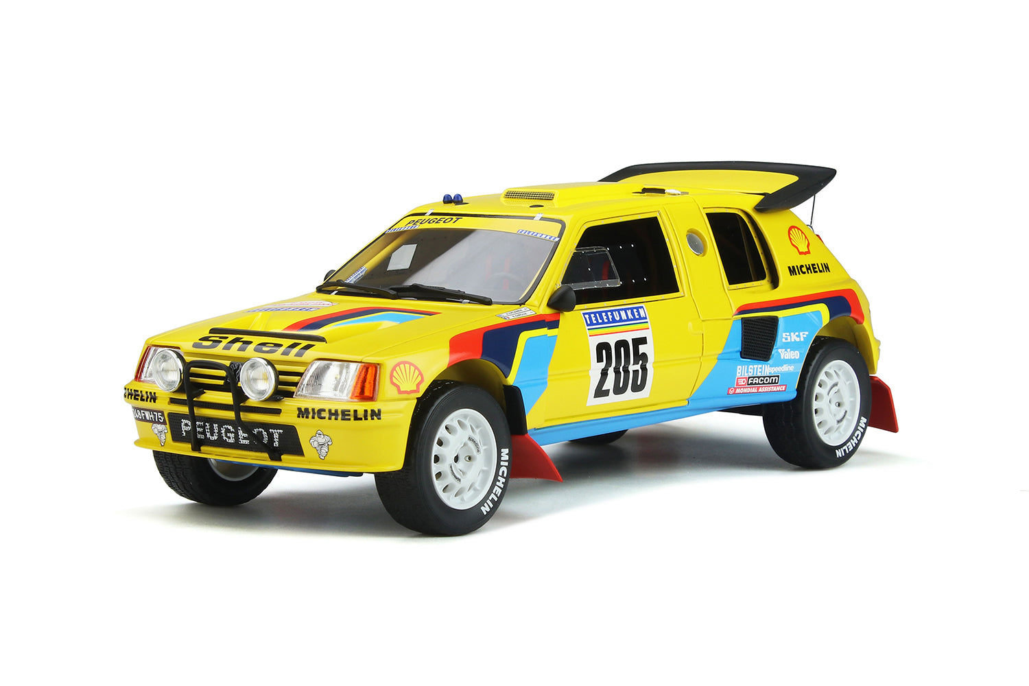 OTTO 1:18 1987 Peugeot 205 Grand Raid Dakar #205 Vatanen OT354