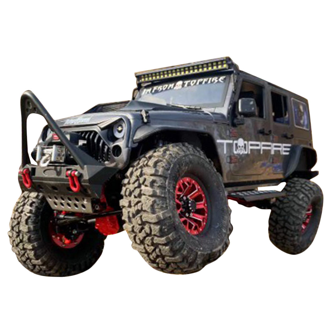 1/10 RC Crawler Rock Car 2.4G Remote Control Electric Waterproof 4WD Off-road Climbing Modified Model Car Full Metal Frame
