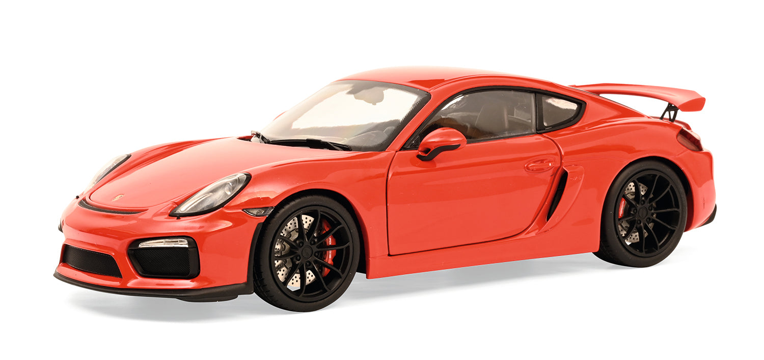 Schuco 1:18 Porsche Cayman GT4 Red 450040300