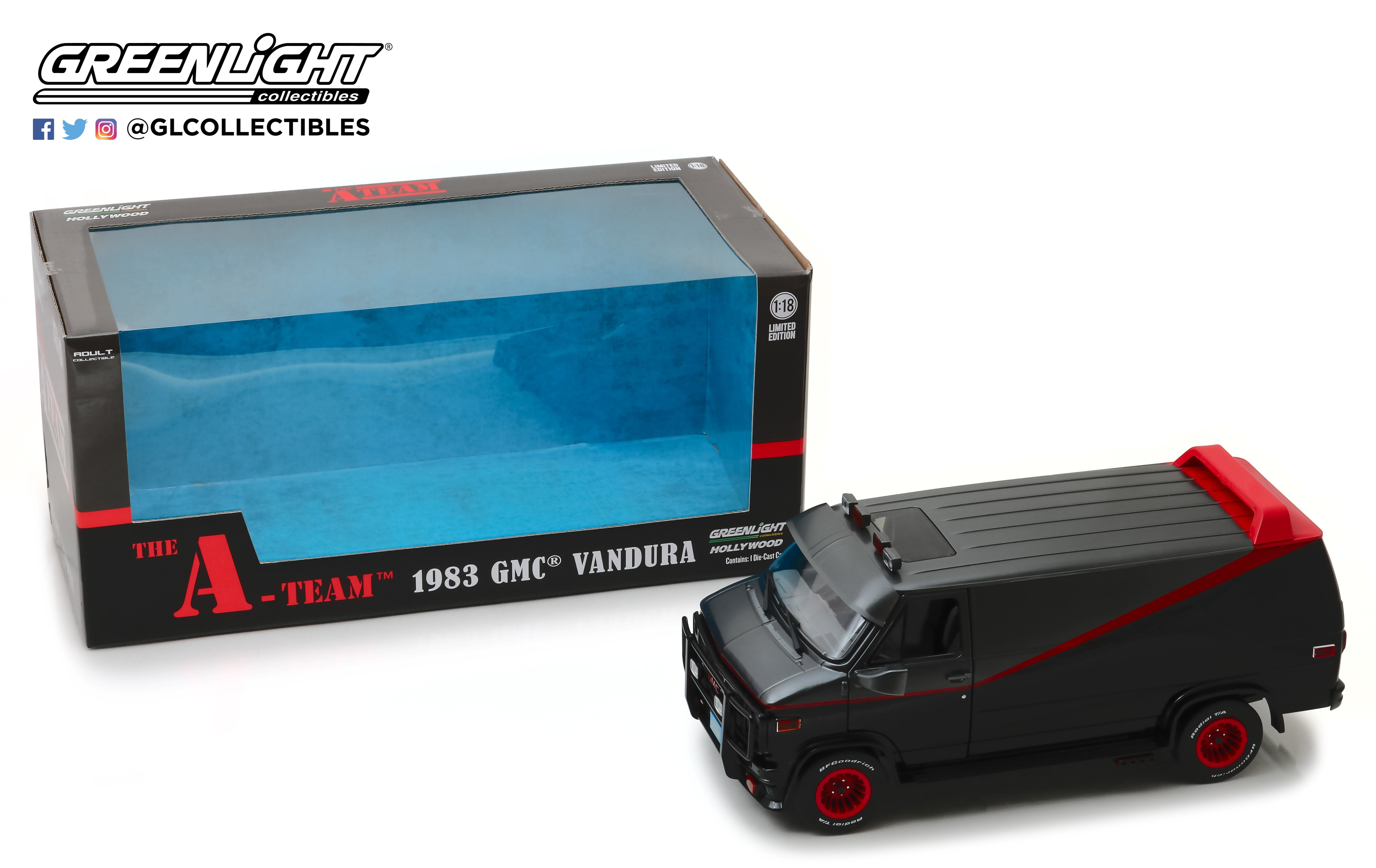 GreenLight 1:18 The A-Team (1983-87 TV Series) - 1983 GMC Vandura 13521