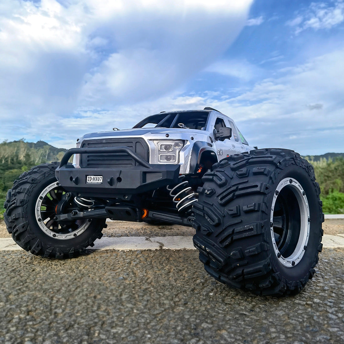 ZD Racing MX-07 1/7 2.4G 4WD RC Monster Remote Control Off-road Car - RTR Version