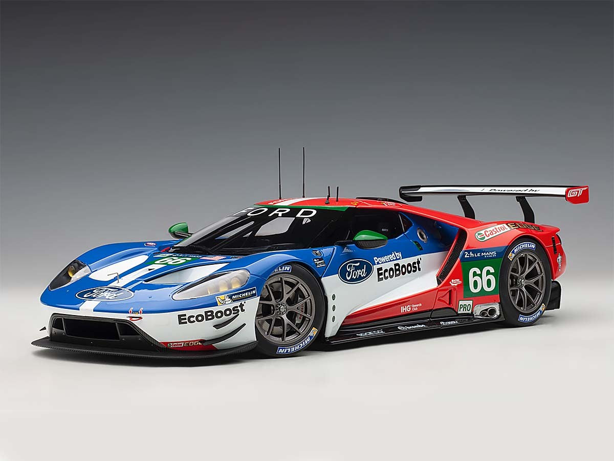 AUTOART 1/18 FORD GT LE MANS 2016 B.JOHNSON/S.MUCKE/O.PLA #66 81610