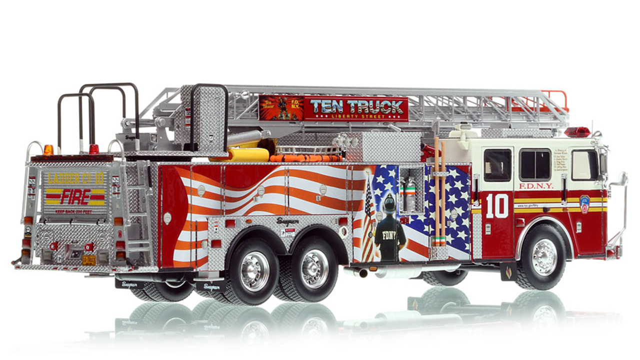 FIRE DEPARTMENT CITY OF NEW YORK 2001 LADDER 10 - MANHATTAN
