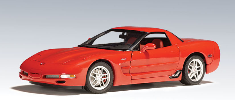 2001 CHEVROLET CORVETTE C5 Z06 COUPE TORCH RED 1:18