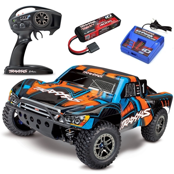 Traxxas Slash 4x4 Ultimate Short Course Truck & 60MPH 3S LiPo Combo