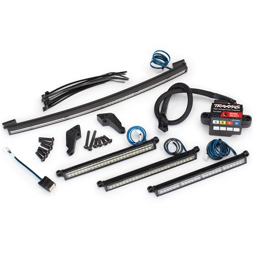Traxxas Desert Racer Complete LED Light Set - Headlights, Tail lights, Roof Lights & HV Power Amplifier