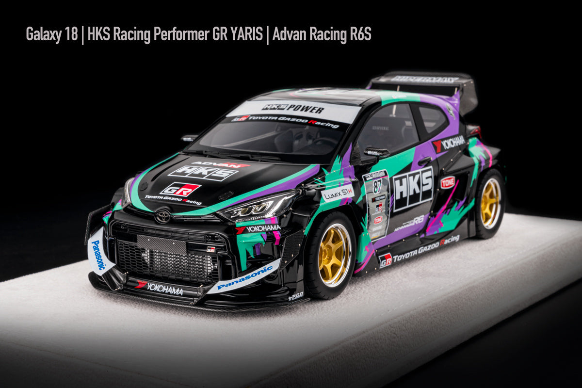 *PREORDER* Galaxy 18 Models 1:18 Toyota GR Yaris Pandem HKS Racing Performer