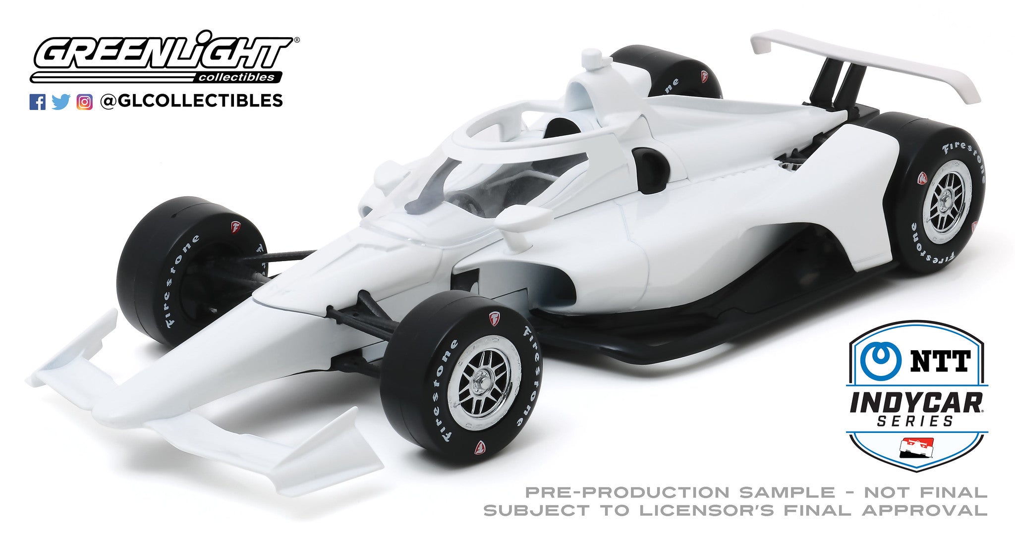 GreenLight 1:18 2020 NTT IndyCar Series - White Autograph IndyCar 11075