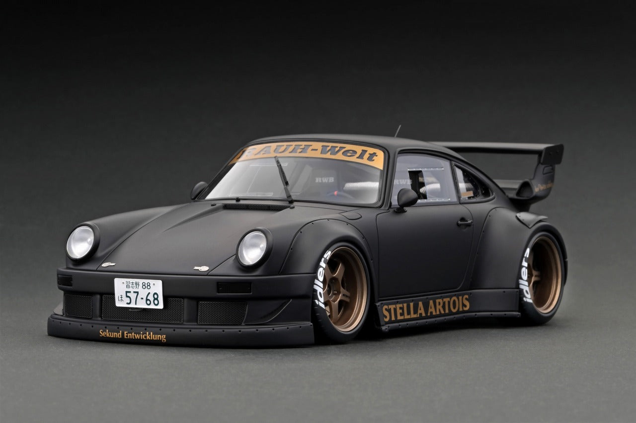 *PREORDER* Ignition Model 1:18 Porsche 930 RWB in Matte Black