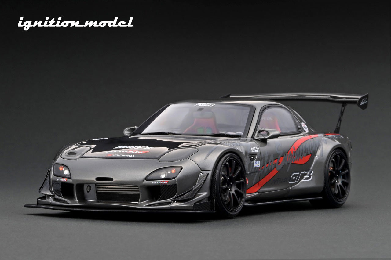 *PREORDER* Ignition Model 1:18 Mazda RX-7 (FD3S) FEED Afflux GT3 in Gun Metallic