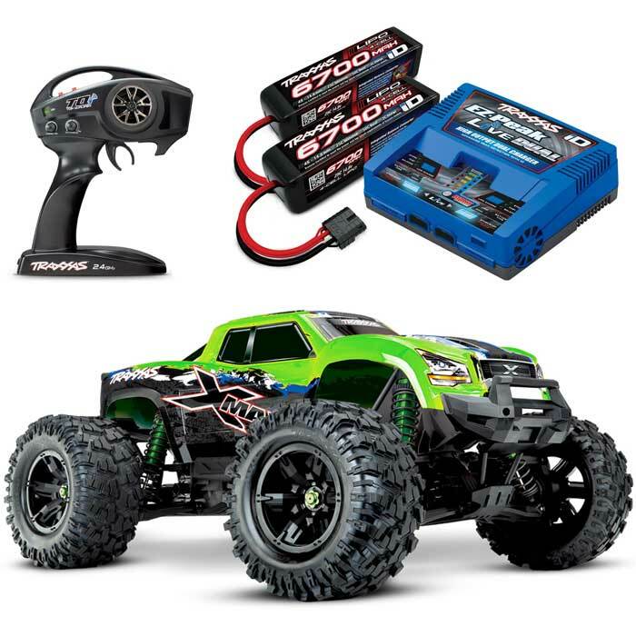 Traxxas X-Maxx 8S 4WD RTR Monster Truck Combo w/4S 6700mAh & Dual Charger