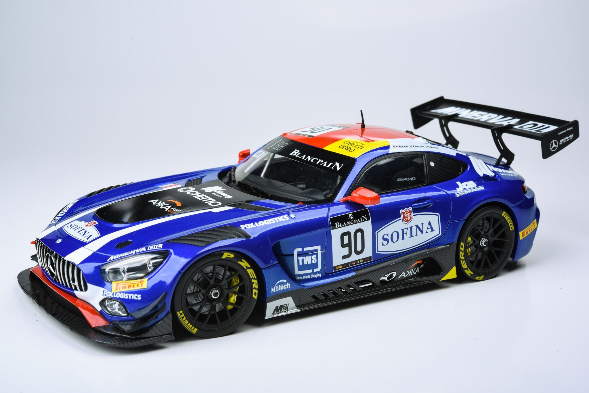 Paragon 1:18 Mercedes-AMG GT3: Akka ASP #90 2017 24 hours Spa: 3rd PA-88022