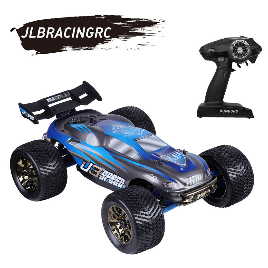 JLB Racing J3 SPEED 1/10 4WD 2.4G 120A Off-road Brushless ESC Waterproof RC Truggy Remote Control Racing Truck - RTR