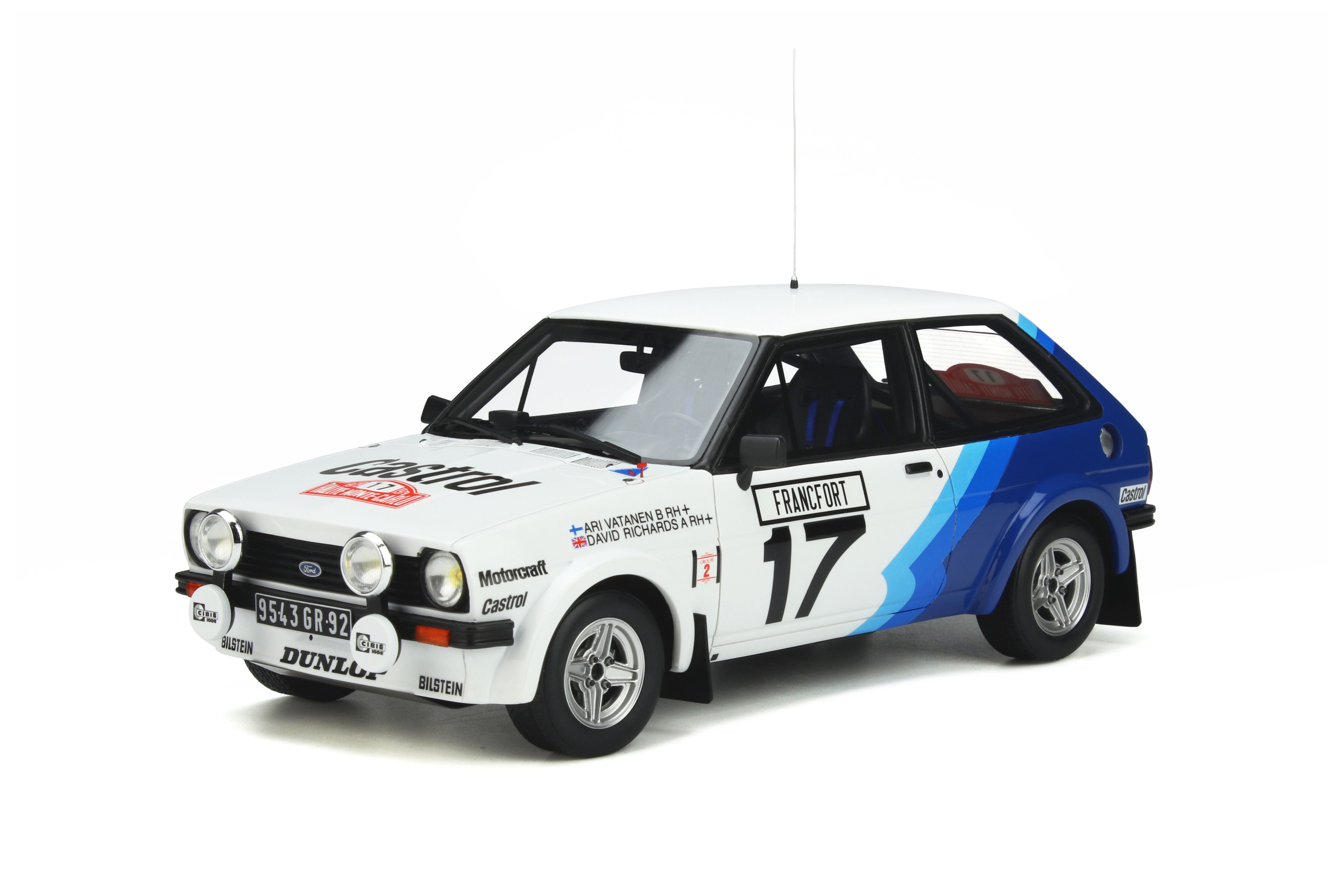 OTTO 1:18 Ford Fiesta Mk.1 1600 GR.2 1979 A.Vatanen #17 OT894