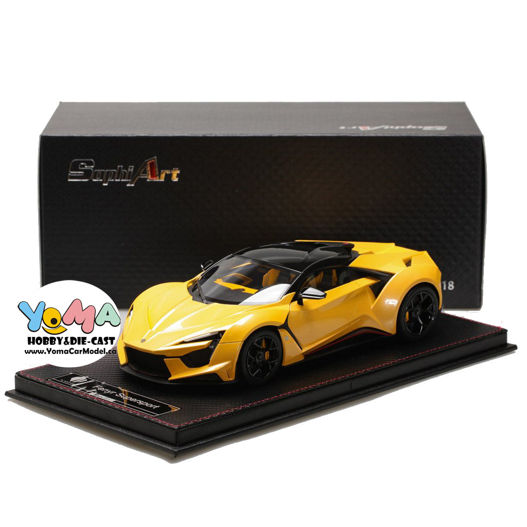 Frontiart SophiArt 1:18 W Motors Fenyr Supersport after Lykan Yellow SA003-68