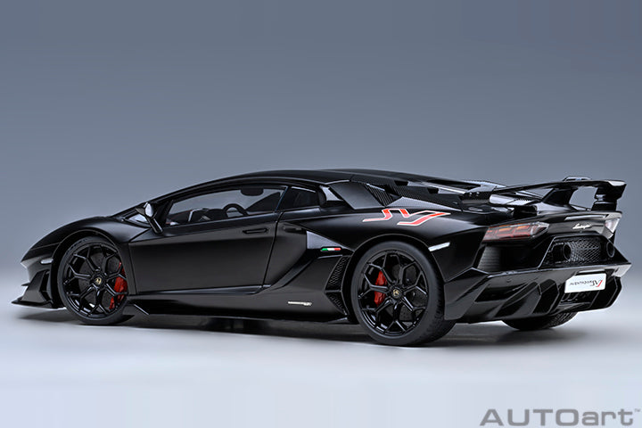 LAMBORGHINI AVENTADOR SVJ (NERO NEMESIS/MATT BLACK)