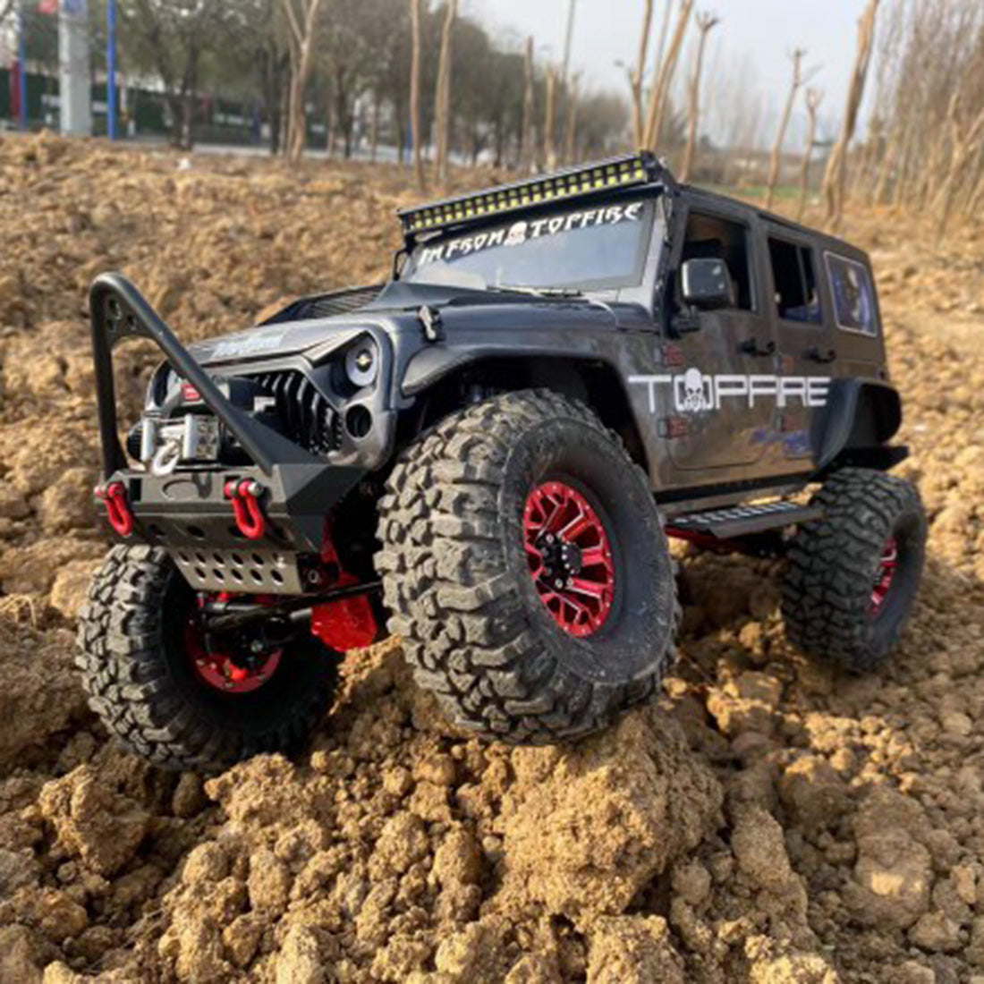 1/10 RC Crawler Rock Car 2.4G Remote Control Electric Waterproof 4WD Off-road Climbing Modified Model Car Full Metal Frame