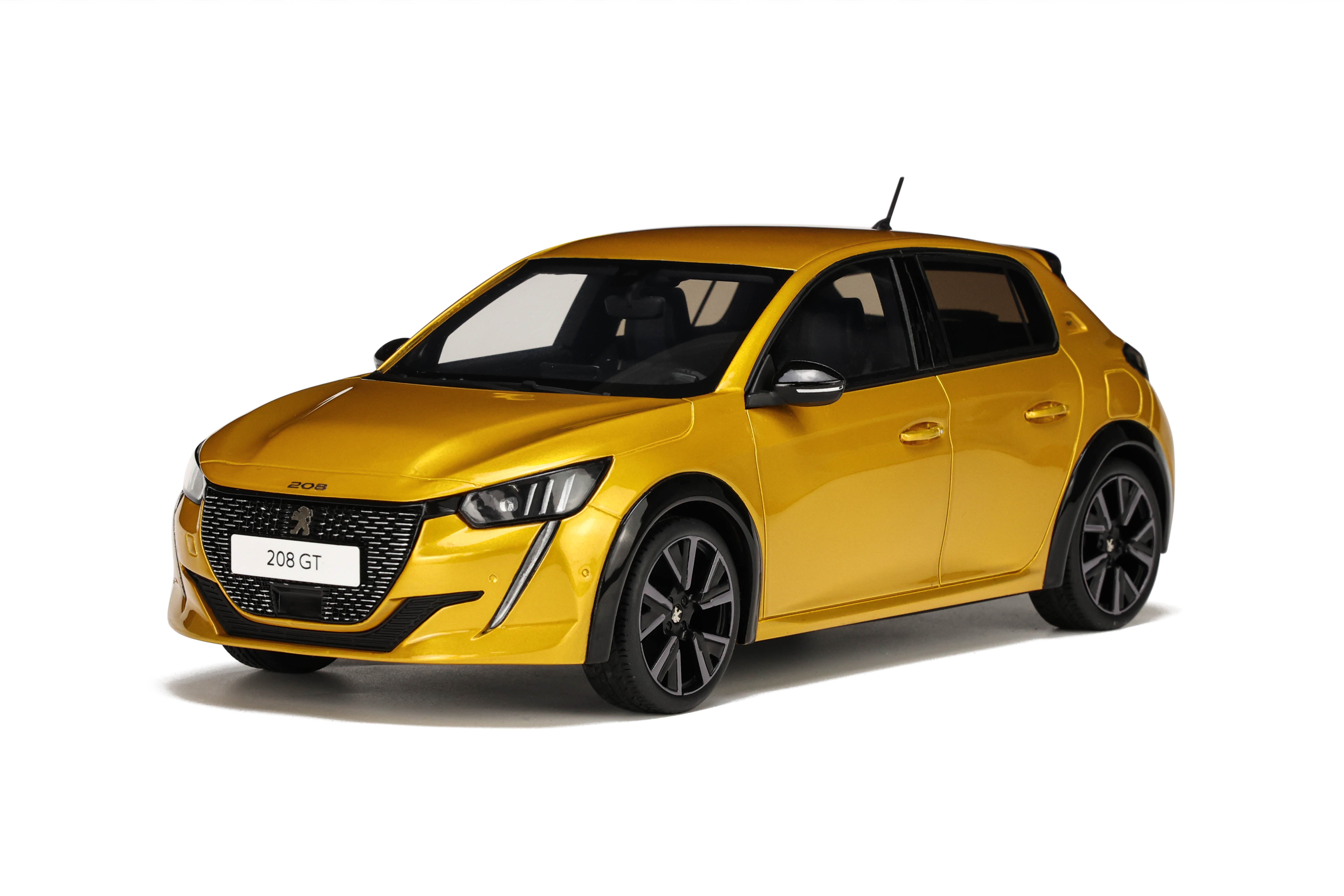 OTTO 1:18 Peugeot 208 GT 2020 Yellow OT930