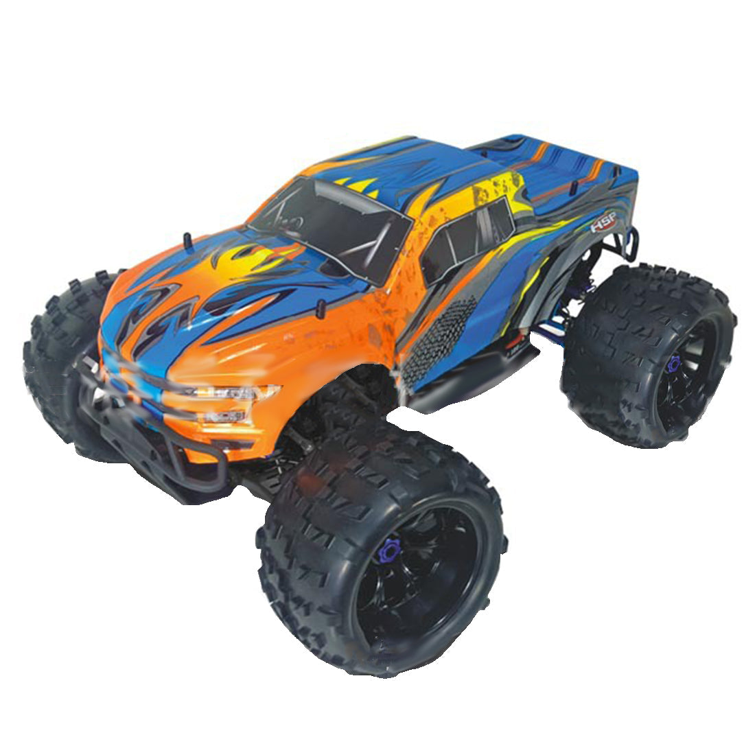 HSP 94996 1/8 RC Car 2.4G 4WD 80KM/H High-speed Brushless Off-road Monster Truck Model Toys (RTR Version/Random Color)