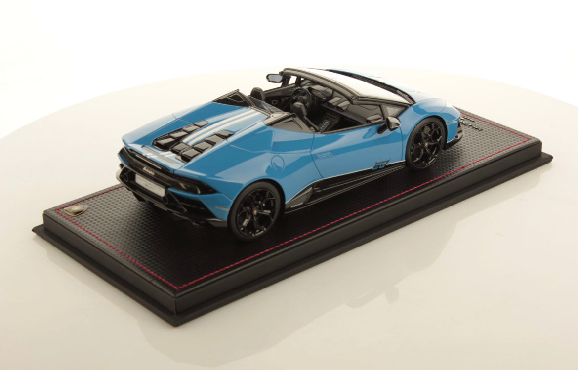 Lamborghini Huracan Spyder - Blu Le Mans 60th Anniversary - 1:18