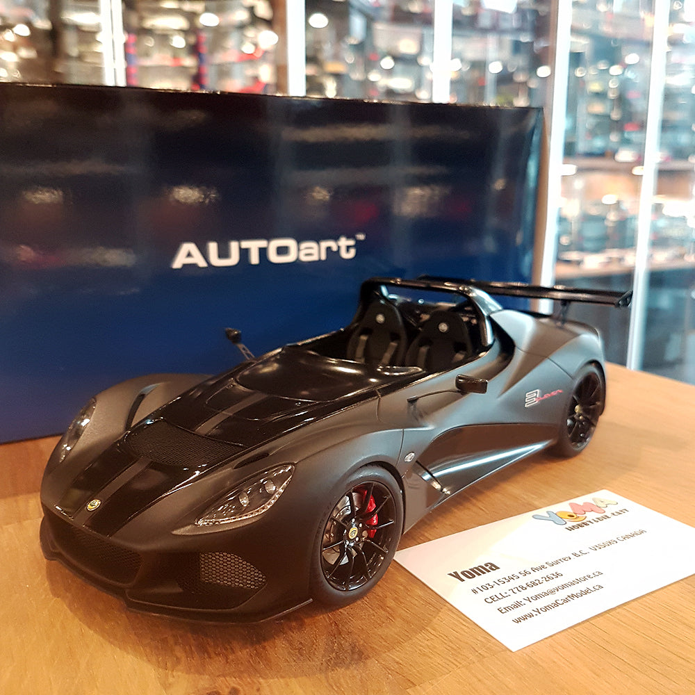 AUTOART 1/18 LOTUS 3-ELEVEN MATT BLACK 75391