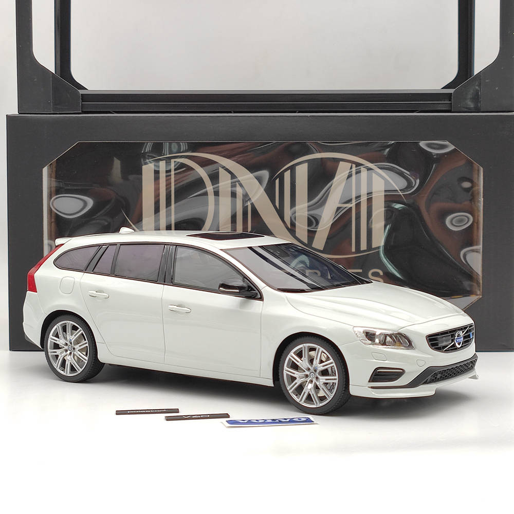 DNA Collectibles 1/18 Volvo V60 Polestar Engineered DNA000144 Resin Model White Toys Car Gift