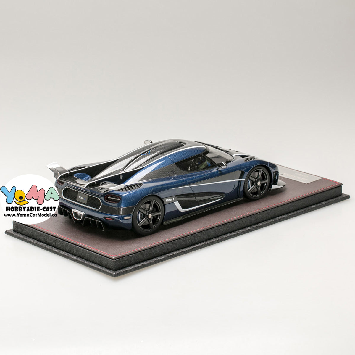 Frontiart 1:18 Koenigsegg one 1 Carbon fiber Blue F033-114
