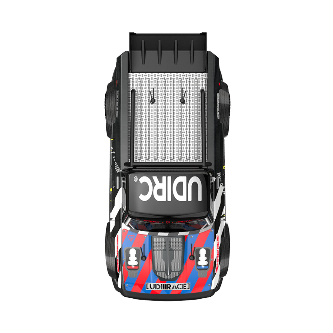 RC Car 1/16 50KM/H 4CH 4WD 2.4G Full Scale Brushless High-speed Racing Car Drifting RC Car with Front Lights - RTR Brushless Version