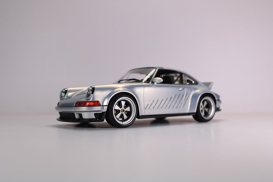 *PREORDER* Pop Race 1/18 Porsche DLS Singer in Silver