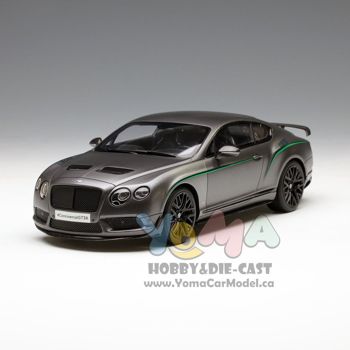 GT Spirit 1:18 Bentley Continental GT3-R 2015 Grey Matte KJ003