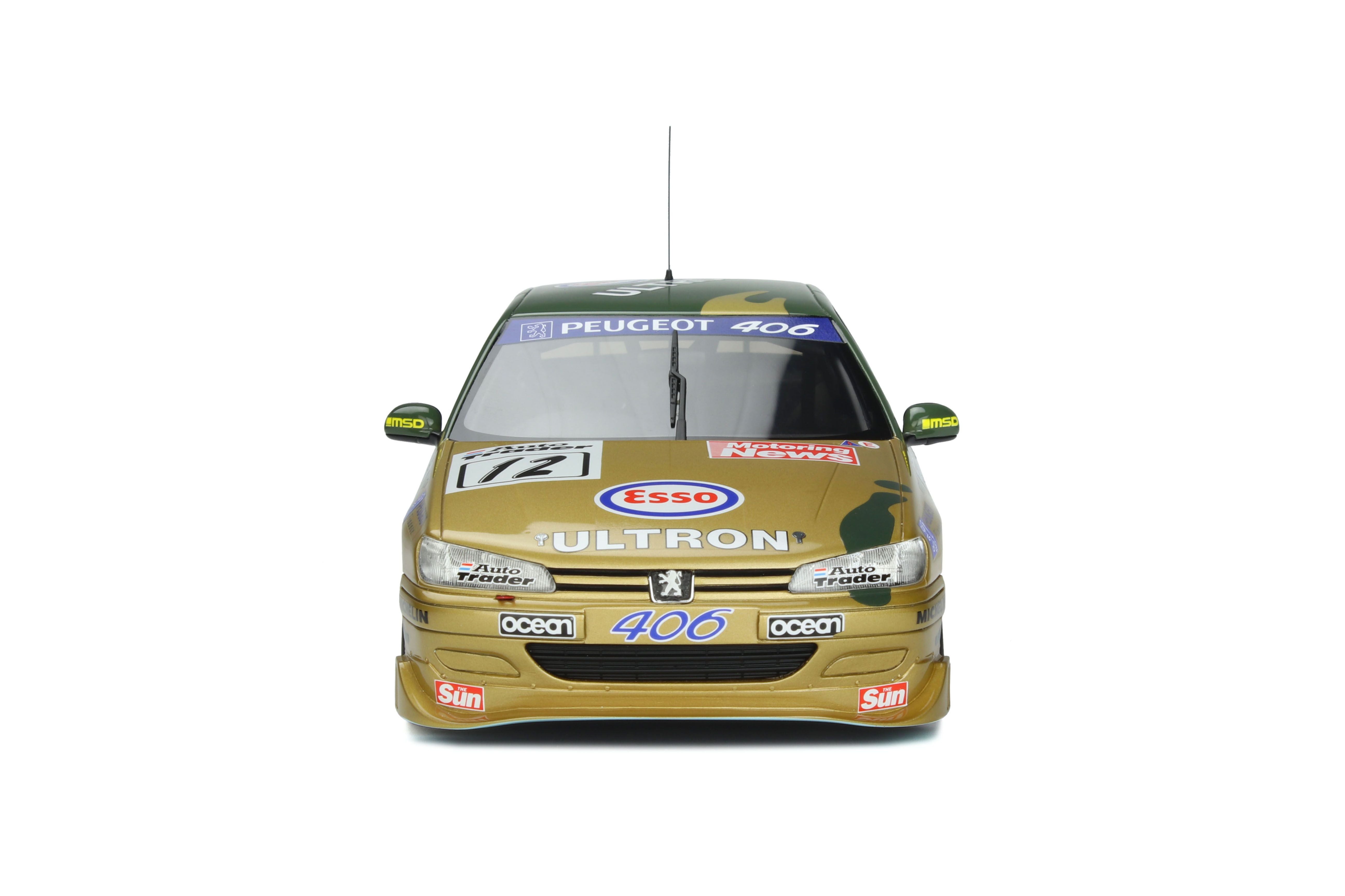 OTTO 1:18 Peugeot 406 #12 Ultron Tim Harvey BTCC 1996 OT828