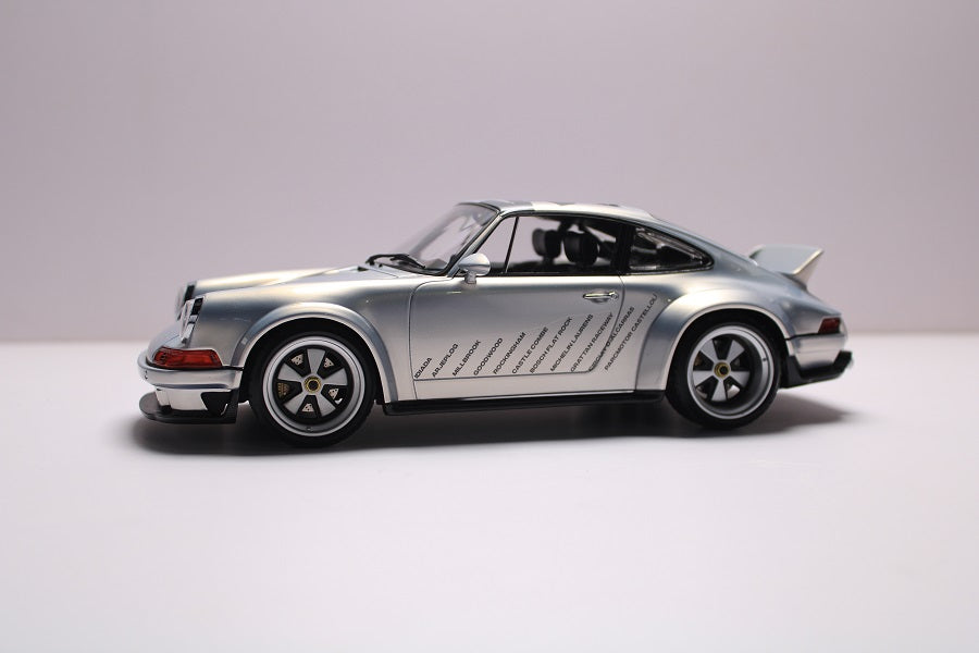*PREORDER* Pop Race 1/18 Porsche DLS Singer in Silver