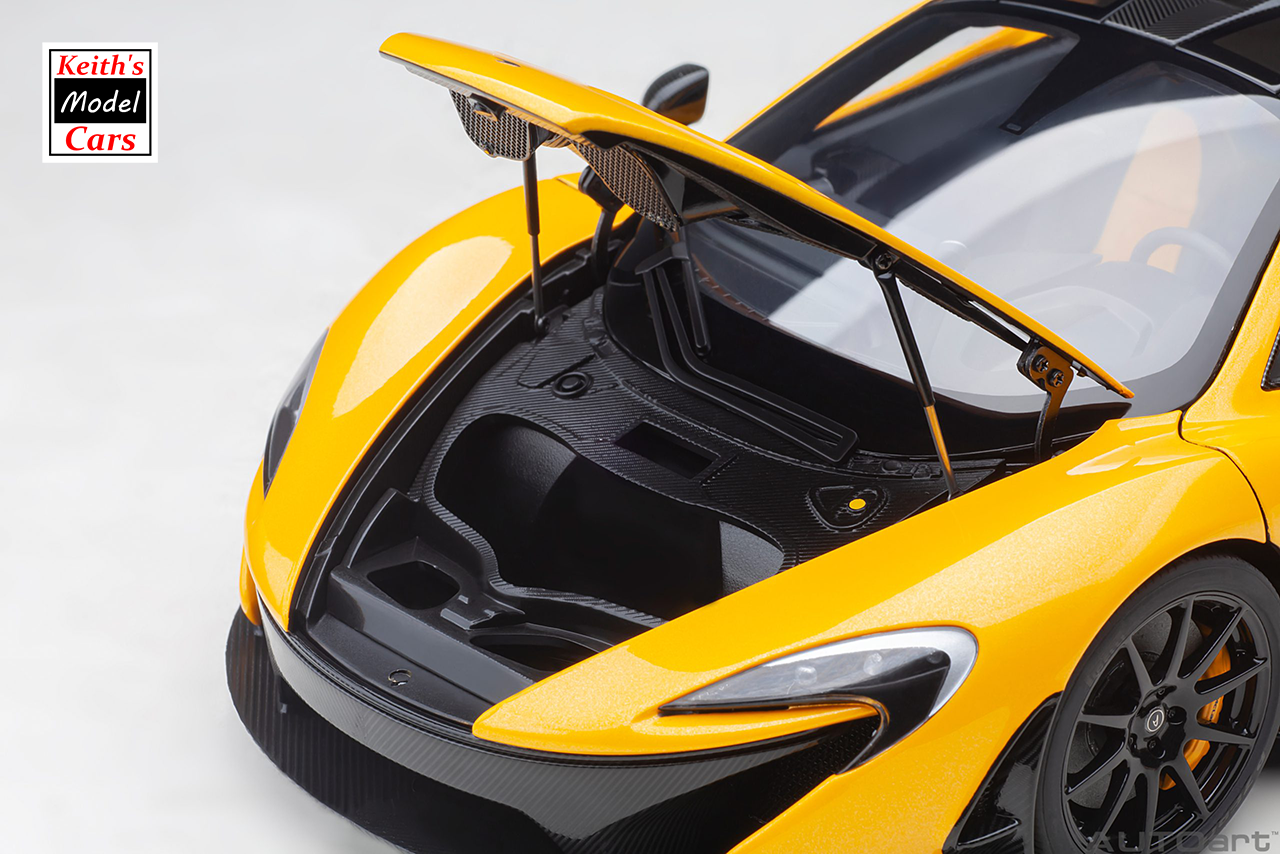 [1/18 Scale] McLaren P1 in Volcano Yellow (with yellow calipers) by AUTOart Models