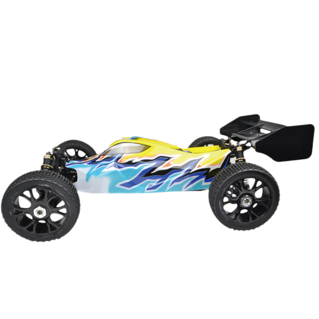 VRX RH816 1/8 Scale 4WD Brushless RTR Off-road Buggy High Speed 2.4GHz RC Car (with 60A ESC, 3650 Motor) - R0236 Yellow Blue