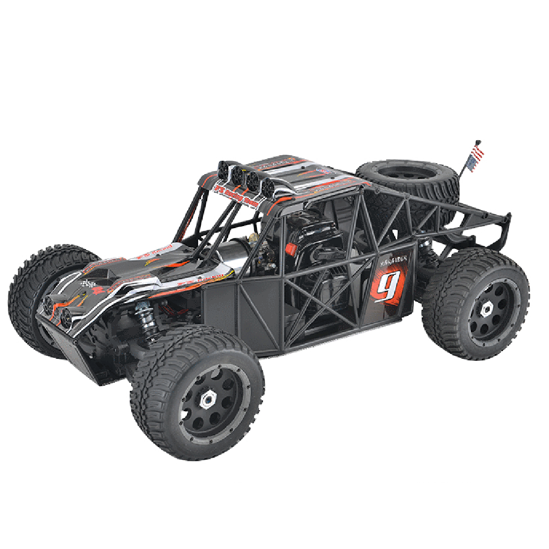 FS Racing 11903 1:5 80KM/H RC Car 2.4G 4WD High-speed Desert Off-road Vehicle with 30cc Gasoline Engine